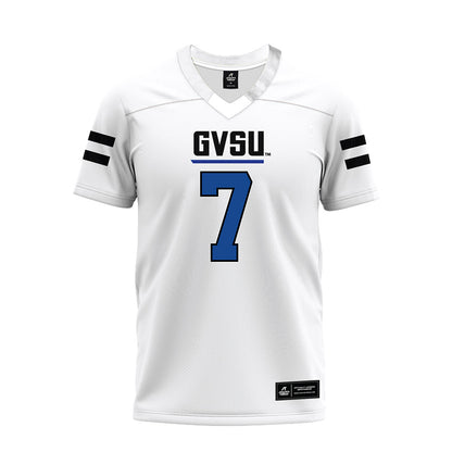 Grand Valley - NCAA Football : Derek Rood - White Premium Football Jersey-0
