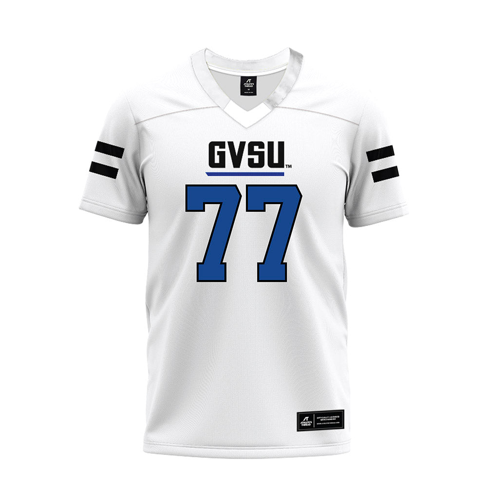 Grand Valley - NCAA Football : JJ Wilson - White Premium Football Jersey-0