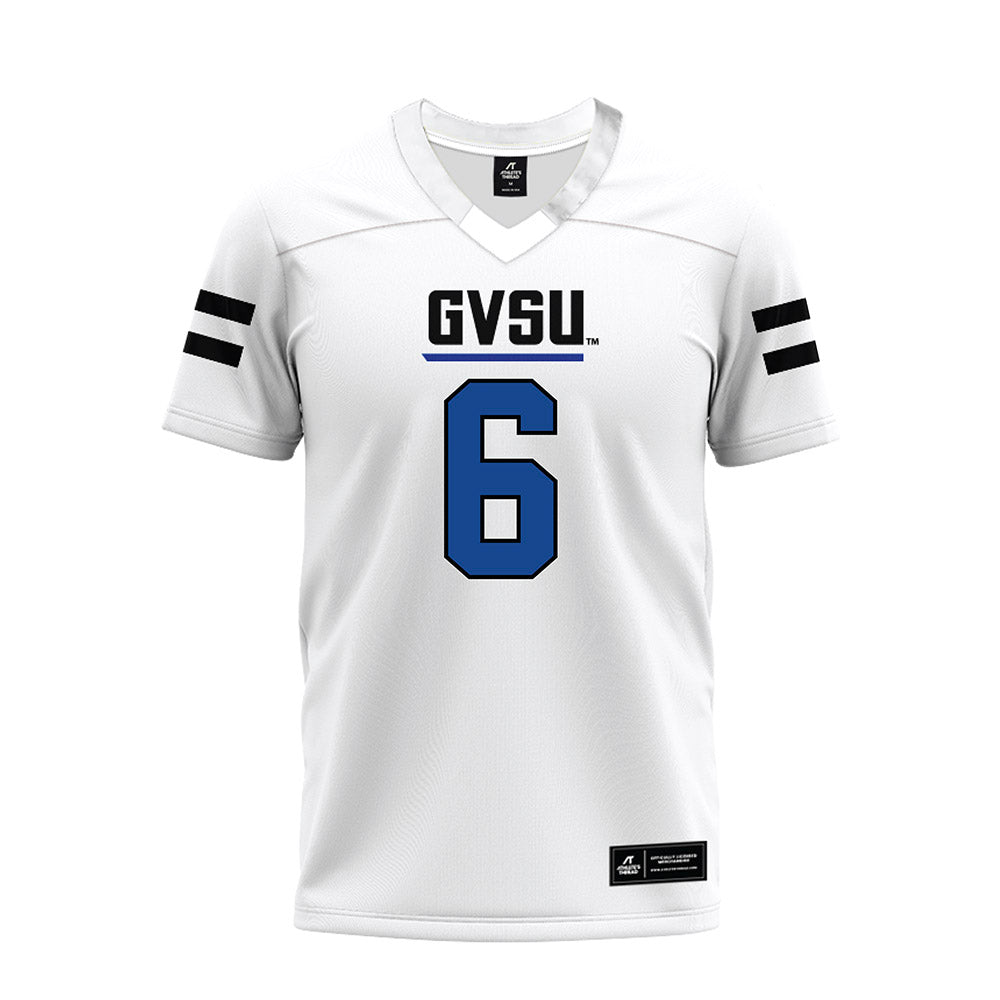 Grand Valley - NCAA Football : Darius Whiteside II - White Premium Football Jersey-0