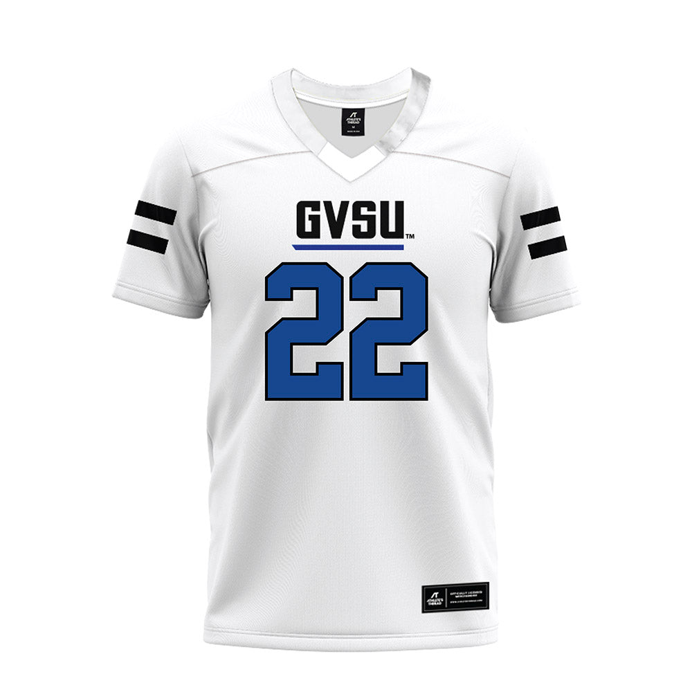 Grand Valley - NCAA Football : Troy Temple - White Premium Football Jersey-0