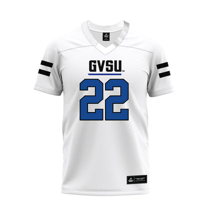 Grand Valley - NCAA Football : Troy Temple - White Premium Football Jersey-0