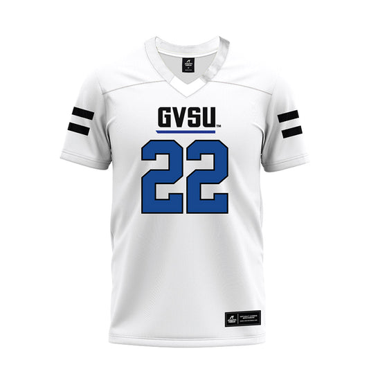 Grand Valley - NCAA Football : Troy Temple - White Premium Football Jersey-0