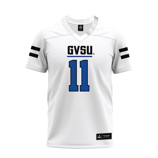 Grand Valley - NCAA Football : Will Korenstra - White Premium Football Jersey-0
