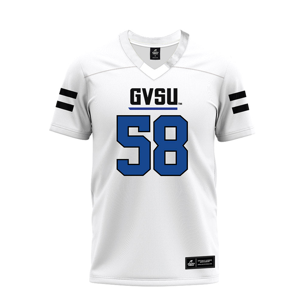 Grand Valley - NCAA Football : Colton Bila - White Premium Football Jersey-0