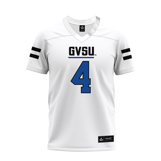 Grand Valley - NCAA Football : Deonte Pippen Jr - White Premium Football Jersey-0