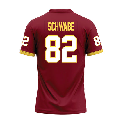 NSU - NCAA Football : Louie Schwabe - Maroon Premium Football Jersey-1