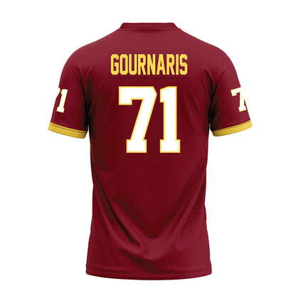 NSU - NCAA Football : Jayden Gournaris - Maroon Premium Football Jersey-1