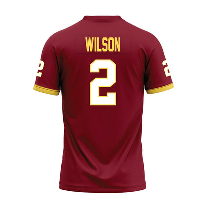 NSU - NCAA Football : Adrian Wilson - Maroon Premium Football Jersey-1
