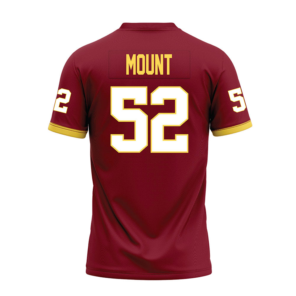 NSU - NCAA Football : Matthew Mount - Maroon Premium Football Jersey-1