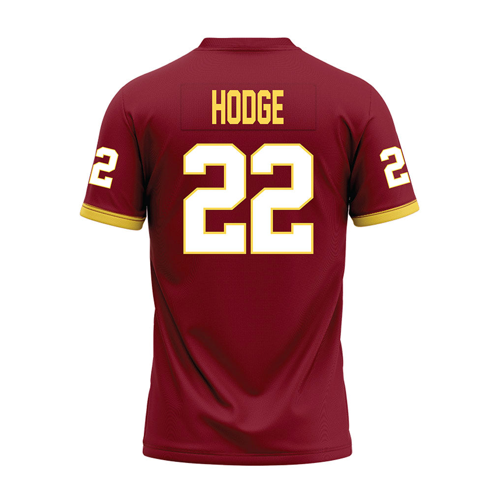 NSU - NCAA Football : Dreavin Hodge - Maroon Premium Football Jersey-1