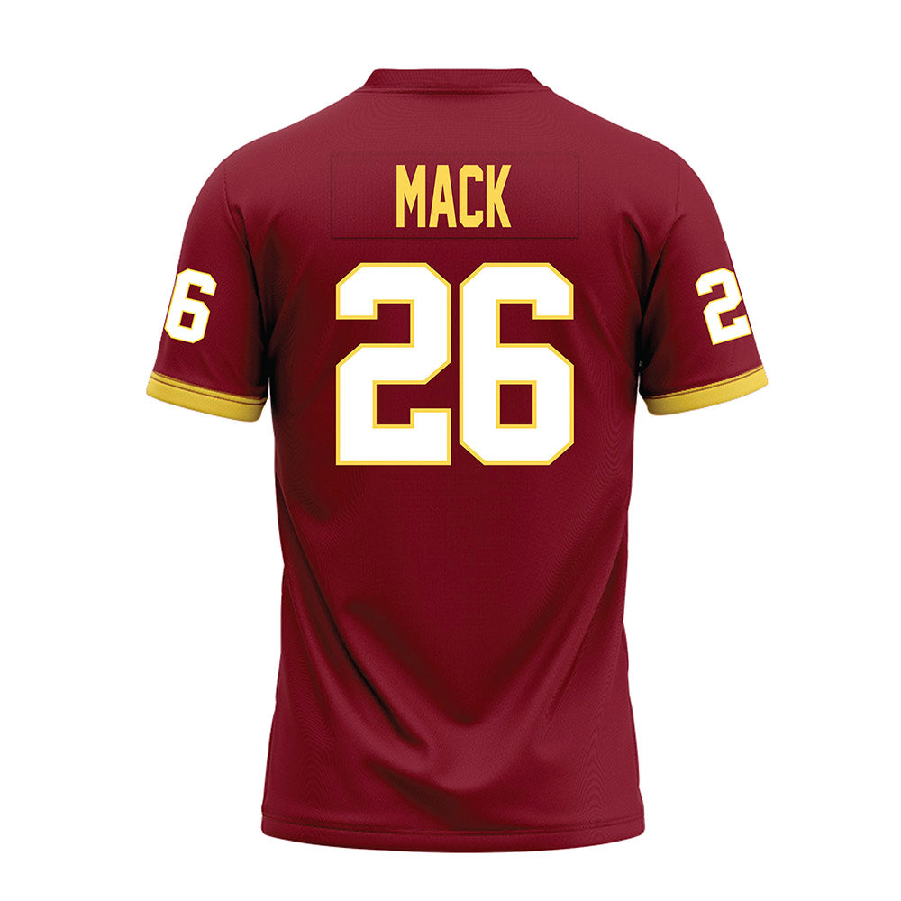 NSU - NCAA Football : Malachi Mack - Maroon Premium Football Jersey-1