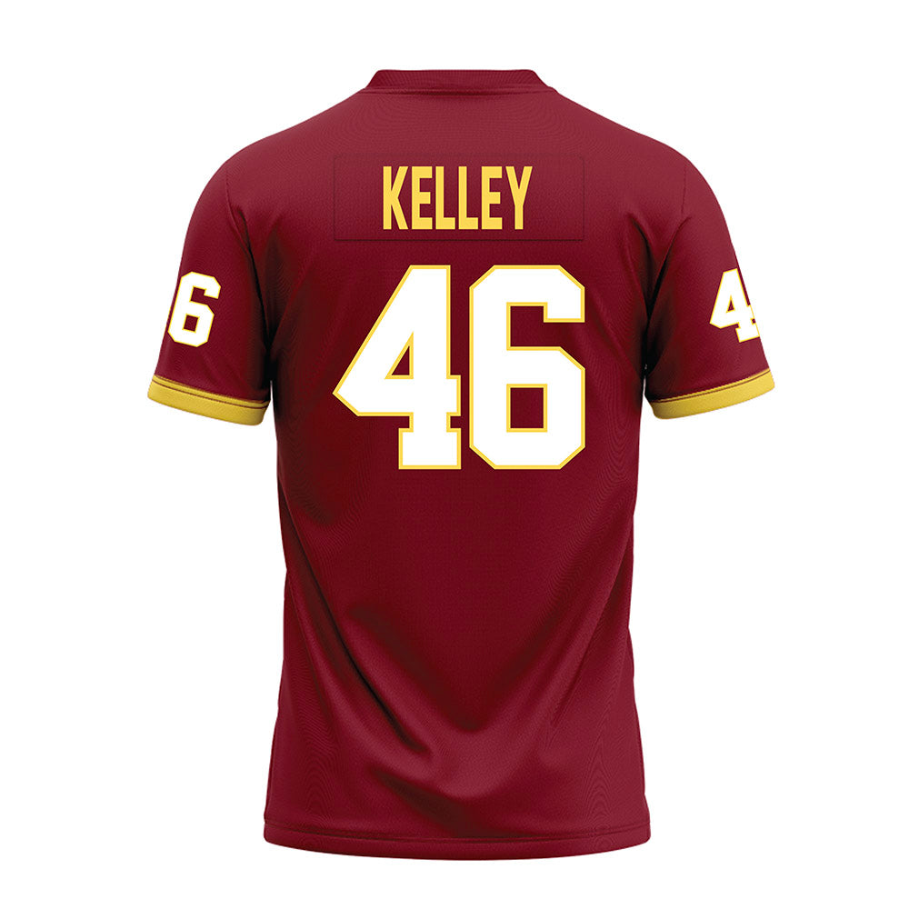 NSU - NCAA Football : Landon Kelley - Maroon Premium Football Jersey-1