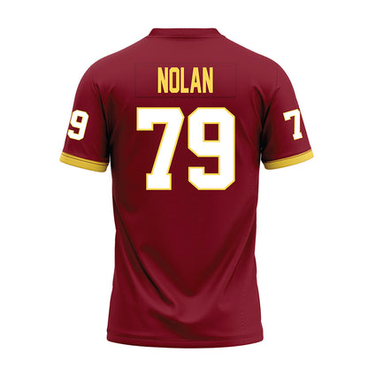 NSU - NCAA Football : Michael Nolan - Maroon Premium Football Jersey-1