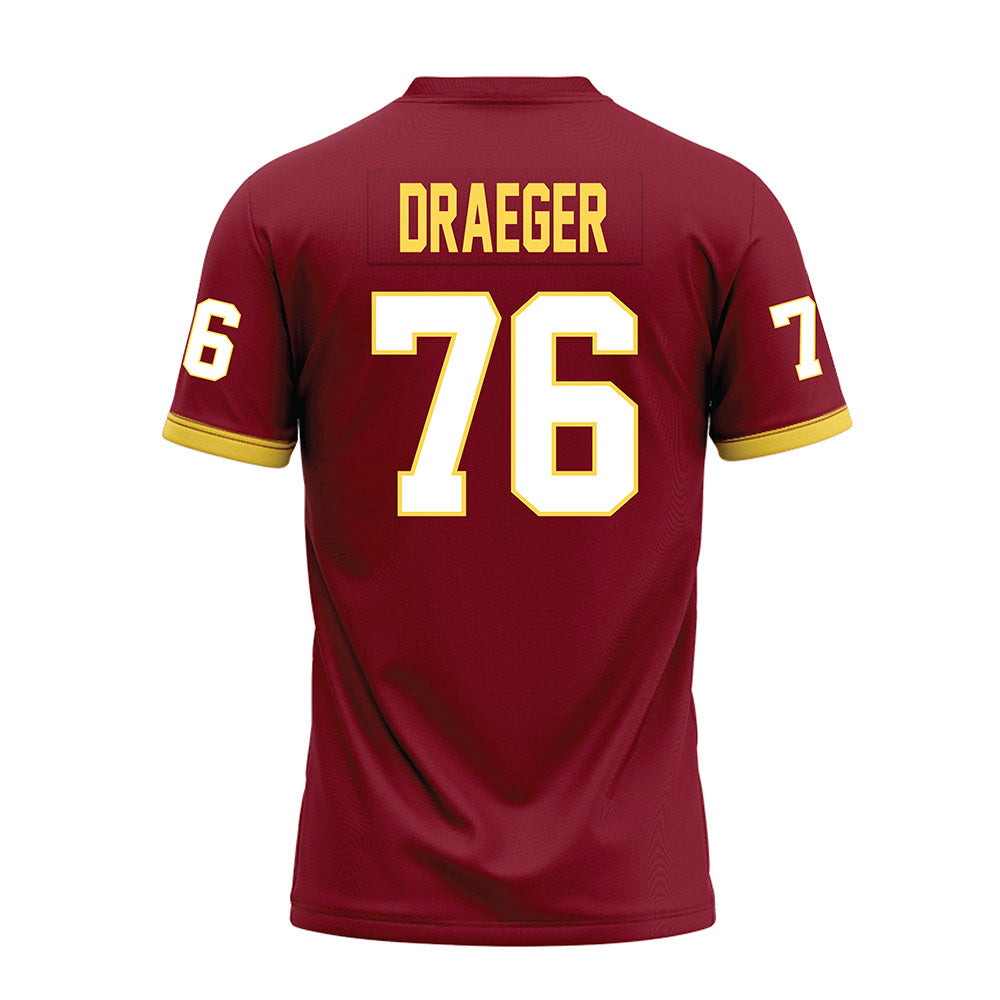 NSU - NCAA Football : Noah Draeger - Maroon Premium Football Jersey