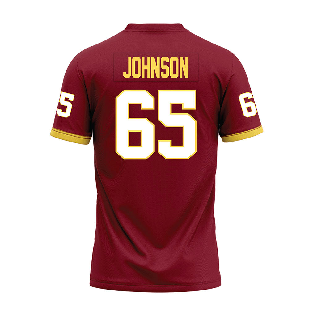 NSU - NCAA Football : Paden Johnson - Maroon Premium Football Jersey-1