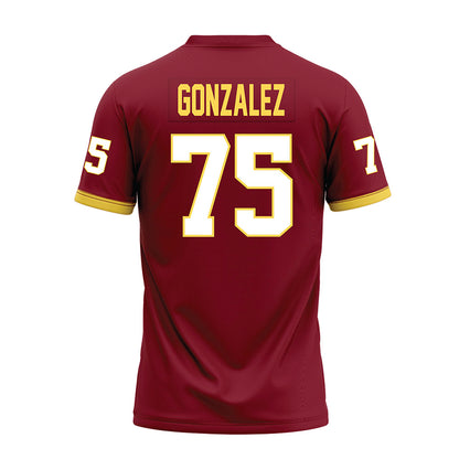 NSU - NCAA Football : Felipe Gonzalez - Maroon Premium Football Jersey-1