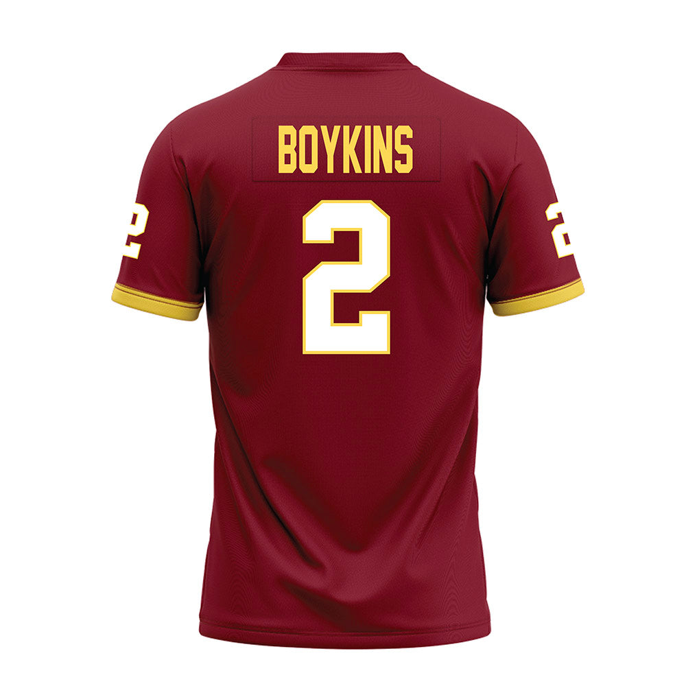 NSU - NCAA Football : Jacoby Boykins - Maroon Premium Football Jersey-1