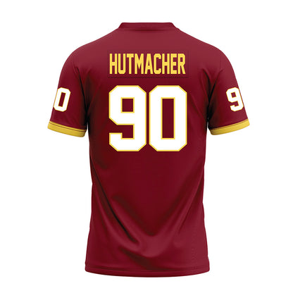 NSU - NCAA Football : Noah Hutmacher - Maroon Premium Football Jersey
