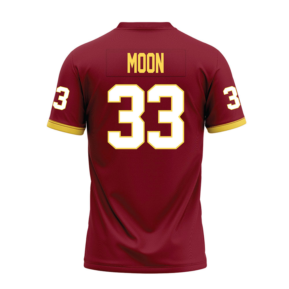 NSU - NCAA Football : Brady Moon - Maroon Premium Football Jersey-1