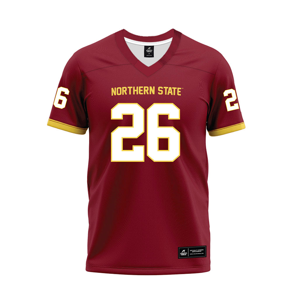 NSU - NCAA Football : Malachi Mack - Maroon Premium Football Jersey-0
