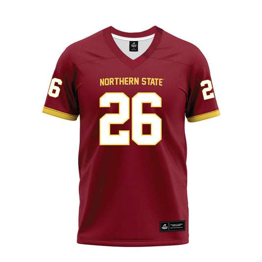 NSU - NCAA Football : Malachi Mack - Maroon Premium Football Jersey-0
