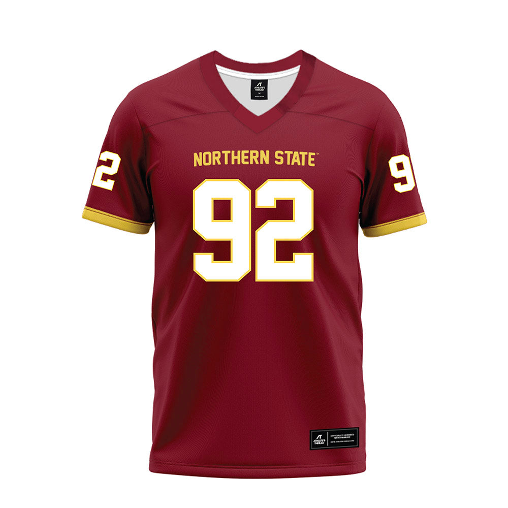 NSU - NCAA Football : Keaton Docken - Maroon Premium Football Jersey-0