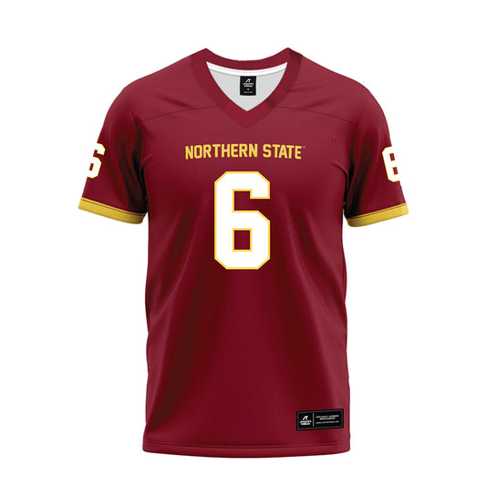 NSU - NCAA Football : Connor Kreger - Maroon Premium Football Jersey-0