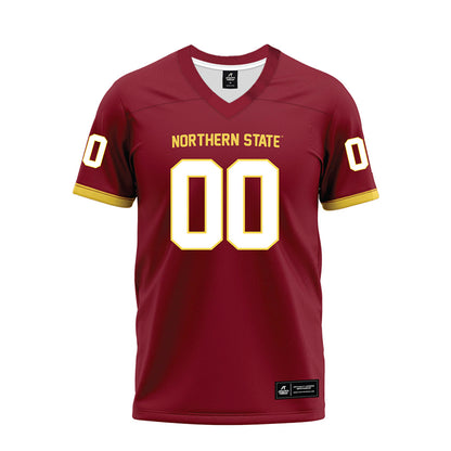 NSU - NCAA Football : Edward Witkiewicz - Maroon Premium Football Jersey-0
