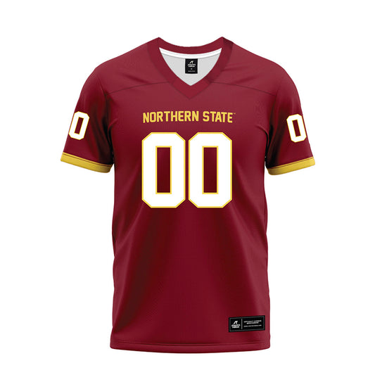 NSU - NCAA Football : Edward Witkiewicz - Maroon Premium Football Jersey-0