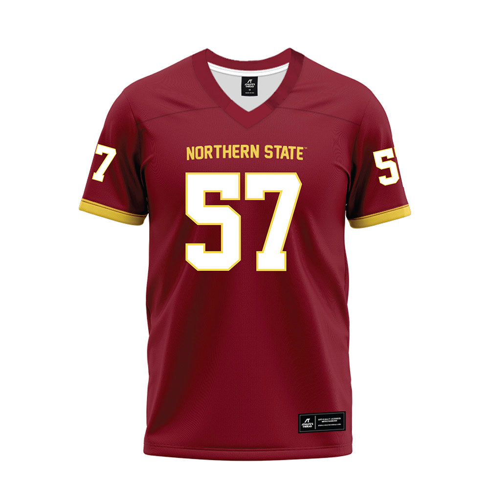 NSU - NCAA Football : Jake Merchlewitz - Maroon Premium Football Jersey-0