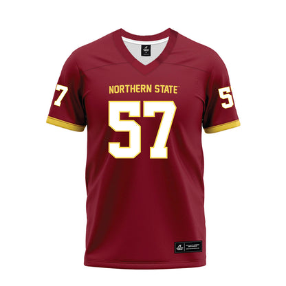 NSU - NCAA Football : Jake Merchlewitz - Maroon Premium Football Jersey-0