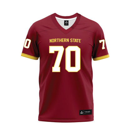 NSU - NCAA Football : Jeffrey Kunzman - Maroon Premium Football Jersey-0