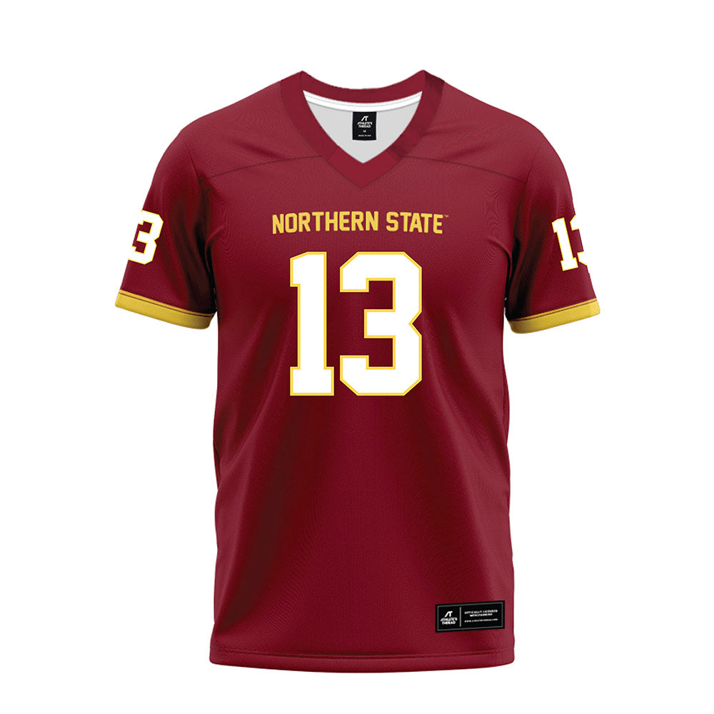 NSU - NCAA Football : Andrew Brandhorst - Maroon Premium Football Jersey-0