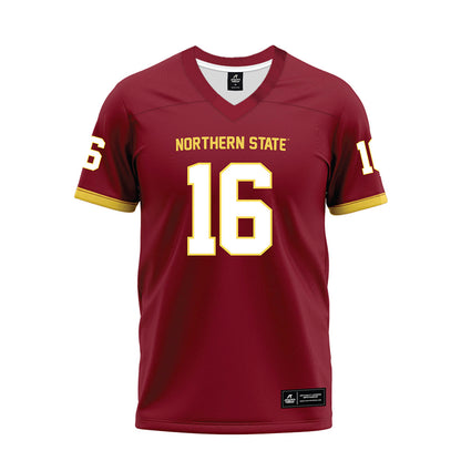 NSU - NCAA Football : Kimani Quade - Maroon Premium Football Jersey-0