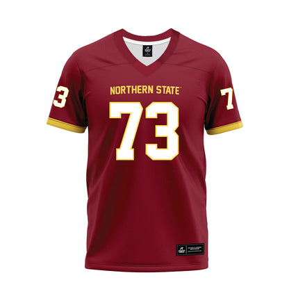 NSU - NCAA Football : Marek Bollig - Maroon Premium Football Jersey-0