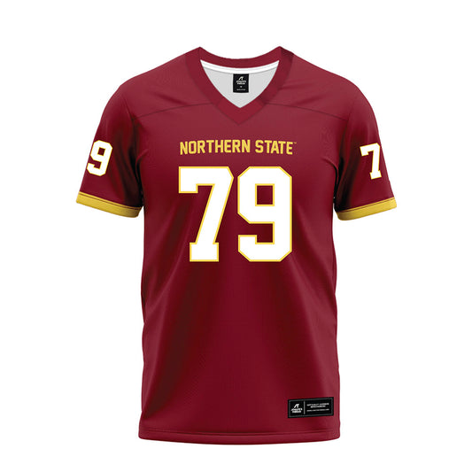 NSU - NCAA Football : Michael Nolan - Maroon Premium Football Jersey-0