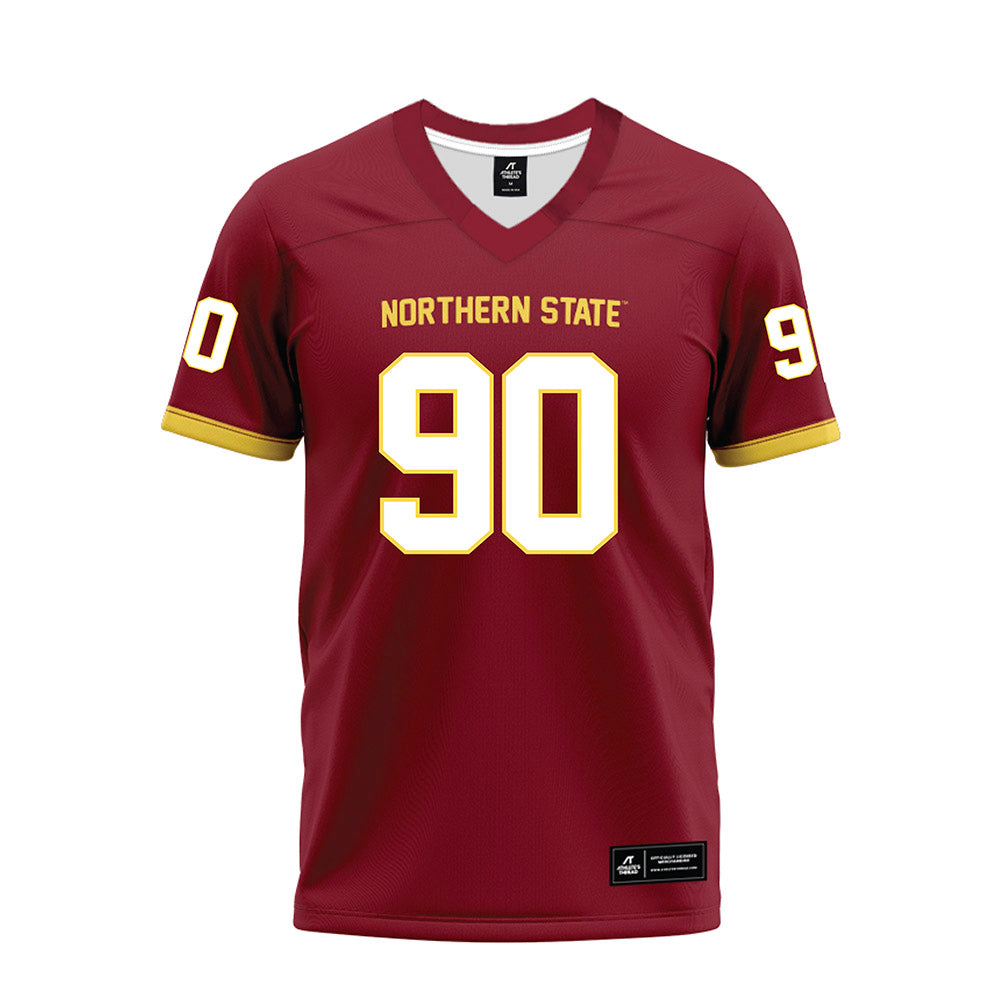 NSU - NCAA Football : Noah Hutmacher - Maroon Premium Football Jersey