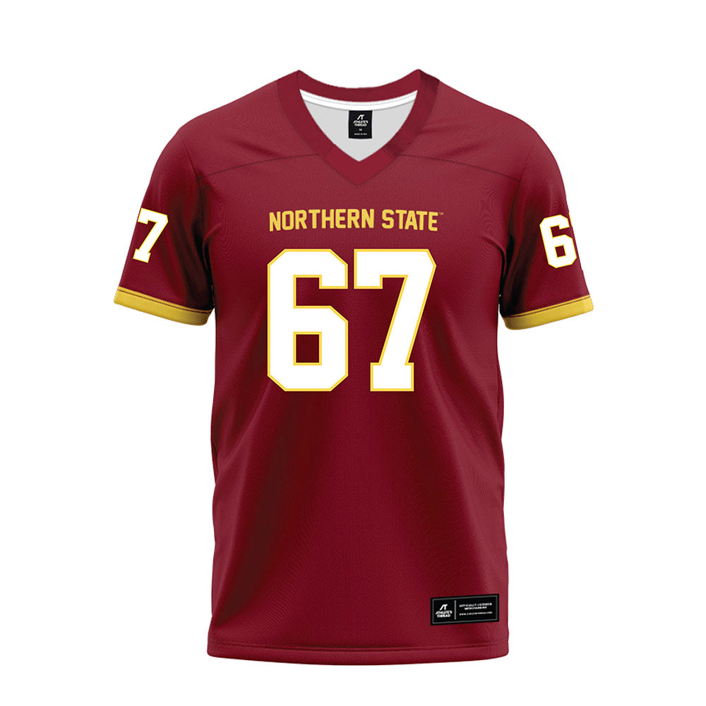 NSU - NCAA Football : Hudson Hodous - Maroon Premium Football Jersey