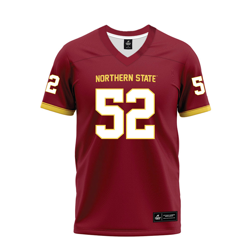 NSU - NCAA Football : Matthew Mount - Maroon Premium Football Jersey-0