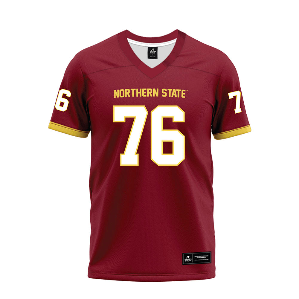 NSU - NCAA Football : Noah Draeger - Maroon Premium Football Jersey