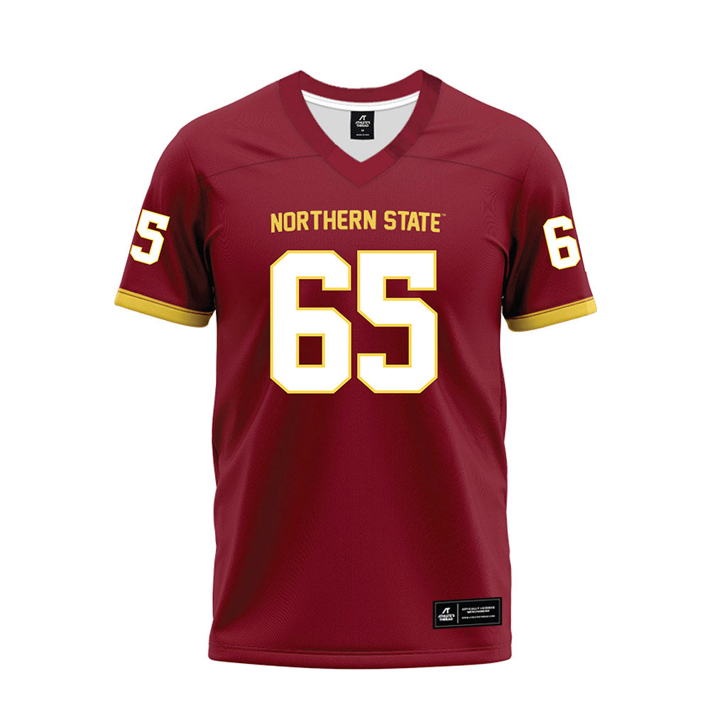 NSU - NCAA Football : Paden Johnson - Maroon Premium Football Jersey-0