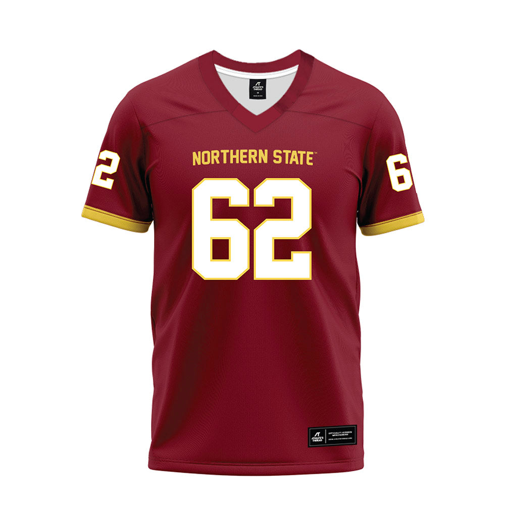NSU - NCAA Football : Conner Wallman - Maroon Premium Football Jersey-0