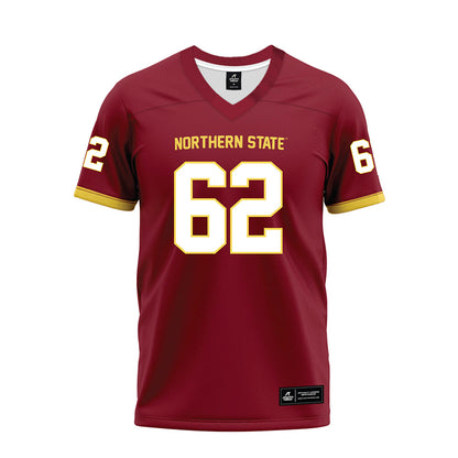 NSU - NCAA Football : Conner Wallman - Maroon Premium Football Jersey-0