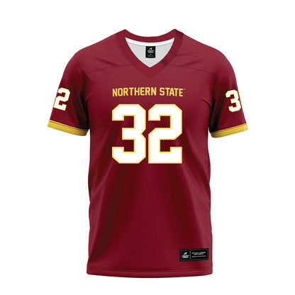 NSU - NCAA Football : Gabe Gutierrez - Maroon Premium Football Jersey-0