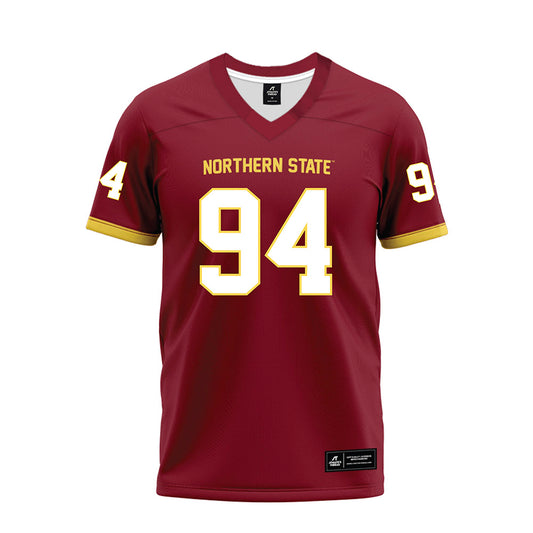 NSU - NCAA Football : Tau Latu - Maroon Premium Football Jersey-0