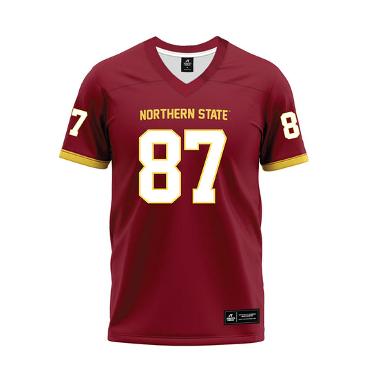 NSU - NCAA Football : Gavin Giesler - Maroon Premium Football Jersey