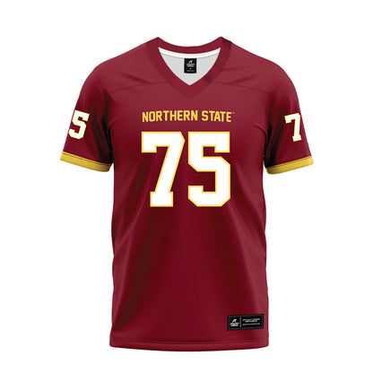 NSU - NCAA Football : Felipe Gonzalez - Maroon Premium Football Jersey-0