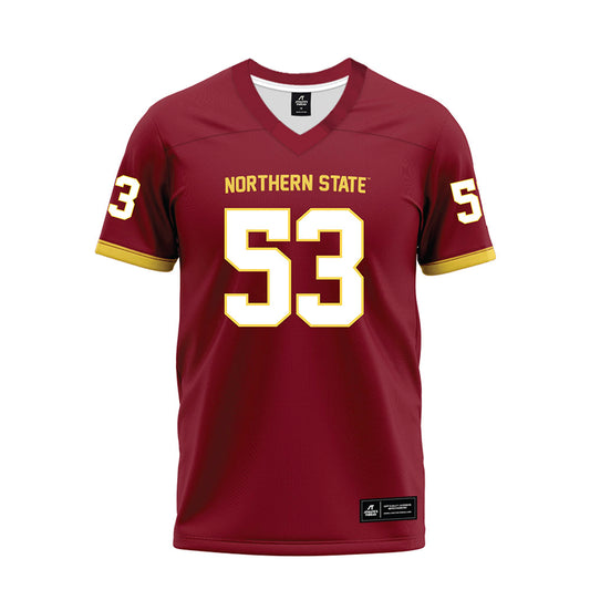 NSU - NCAA Football : Benson Jerry - Maroon Premium Football Jersey-0
