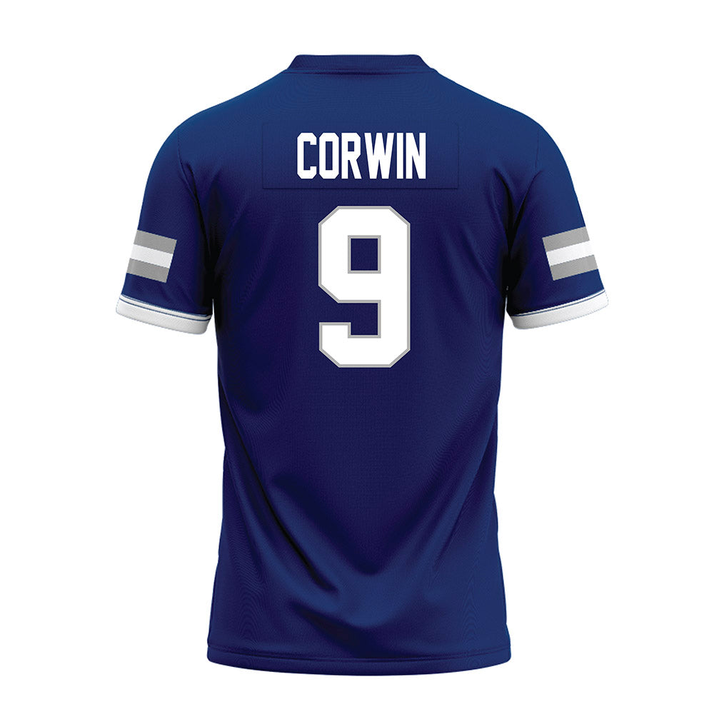 Drake - NCAA Football : Ian Corwin - Premium Football Jersey