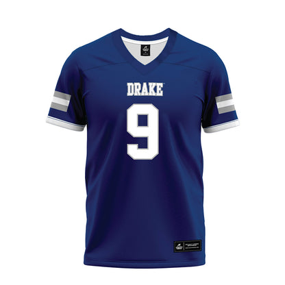 Drake - NCAA Football : Ian Corwin - Premium Football Jersey